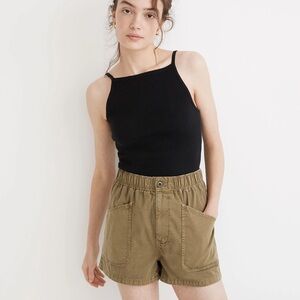 Madewell Black Apron Sweater Tank Size XXS